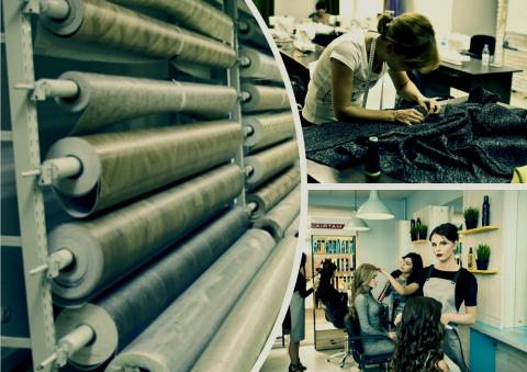 Работники сферы услуг парикмахер швейное ателье строительный магазин