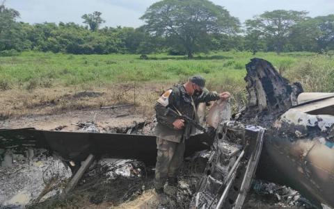 Самолет с американским бортовым номером сбили в Венесуэле Сбитый самолет в Венесуэле