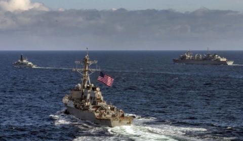 корабли НАТО зашли в Баренцево море