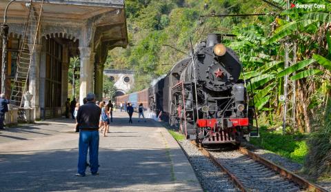 Ретро-поезд