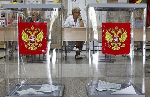 Избирательный участок в Севастополе