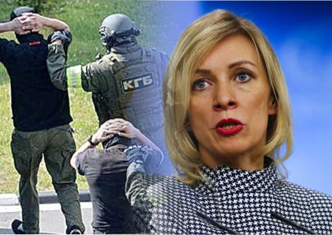 Захарова задержание россияне Белоруссия