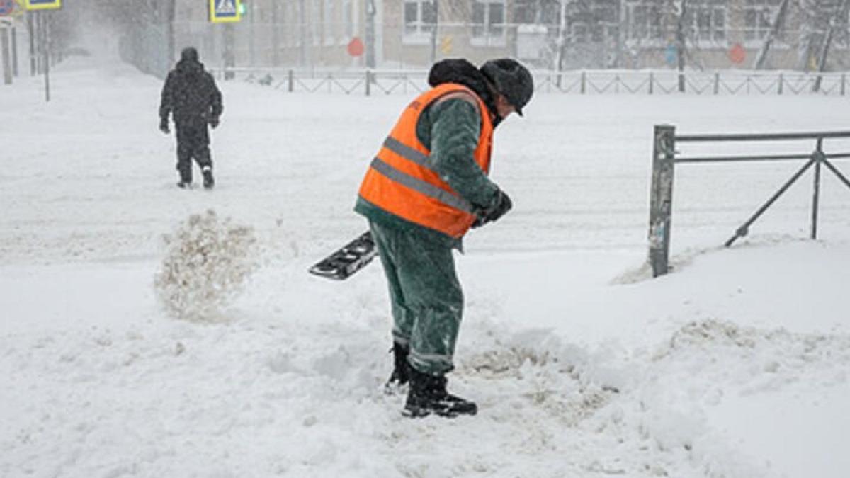 Снегопад, уборка снега