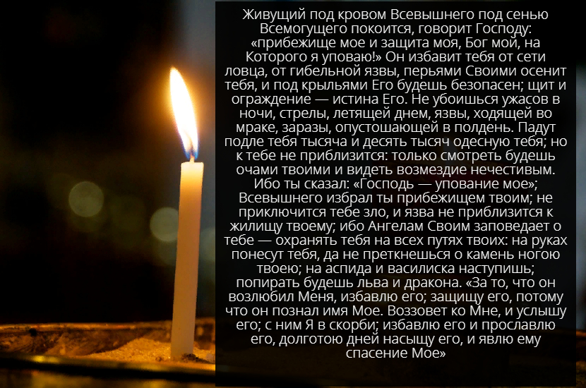 90 Псалом "Живый в в помощи Вышняго"